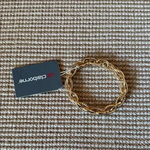 Liz Claiborne Gold Chain Bracelet